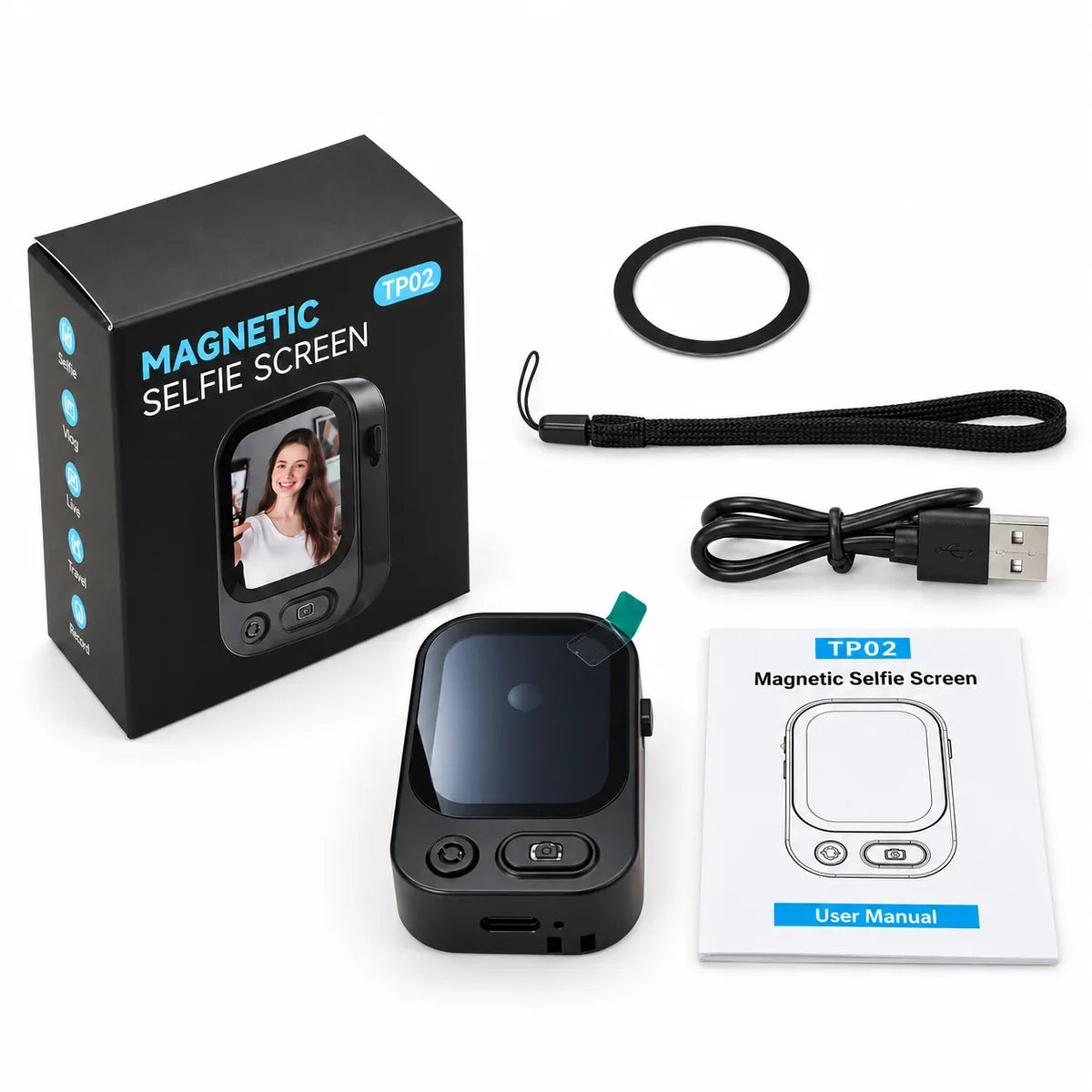 Magnetic Wireless Phone Vlog Screen
